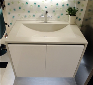 Hotel Modern Bathroom Vanity Solid Surface Bathroom Countertops