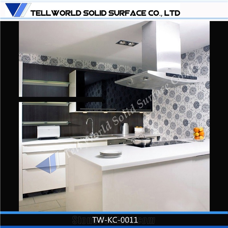 Kitchen Countertop Design with Fire Proof Cabinets