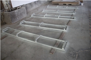 Manmade Stone Long Marble Wash Basins