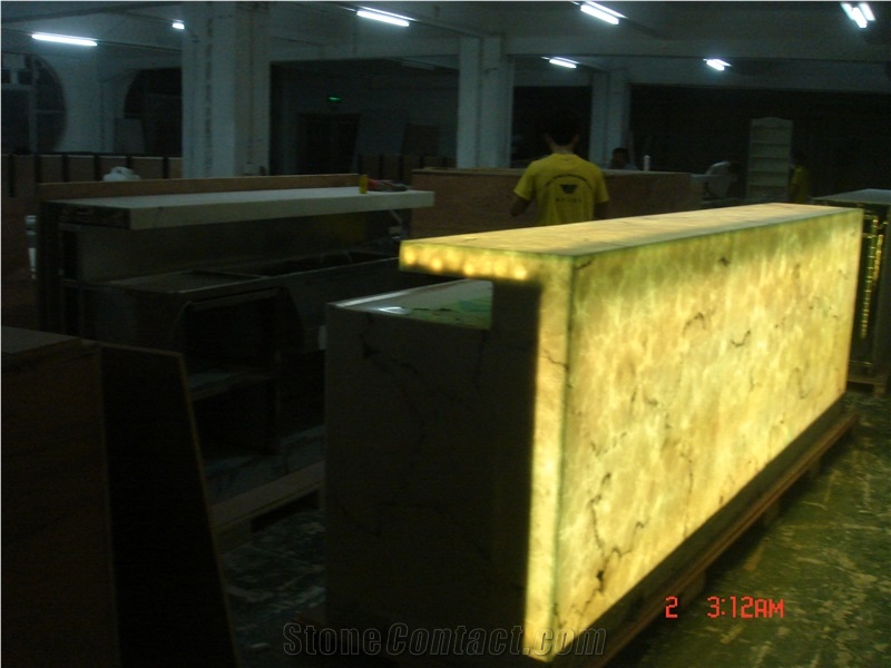 Red Led Lighting Bar Counter Design Nightclub Bar Counter