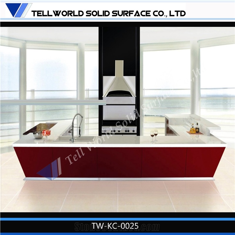 White Imported Kitchen Worktops, Countertops