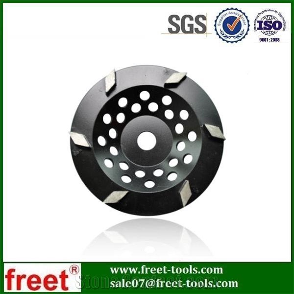 Diamond Rhomboid Type Welding Cup Wheel for Stone Concrete