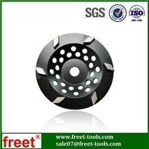 Diamond Rhomboid Type Welding Cup Wheel for Stone Concrete