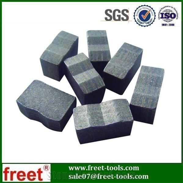 Sharpness Long Lifespan Diamond Segment for Stone Processing
