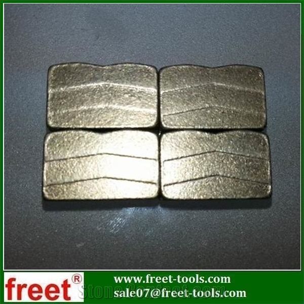 Welded M Shape Diamond Segment for Cutting Granite
