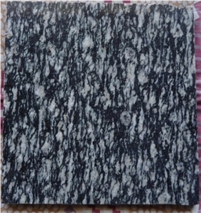 Zebra Black Granite ,Owl Z.Black Granite Slabs & Tile, Dark Grey Granite