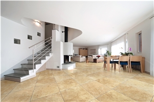 Classic Beige Turkish Travertine Filled Honed from Turkey, Stocked in Usa Classic Beige Turkish Travertine Filled Honed from Turkey, Stocked in Usa