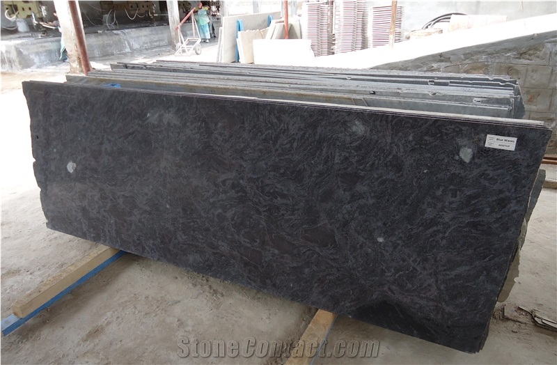 Vizag Blue Granite Slabs & Tiles, India Blue Granite Polished Flooring Tiles, Wall Tiles