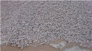 White Marble Pebbles, Branco Estremoz White Marble Pebble & Gravel