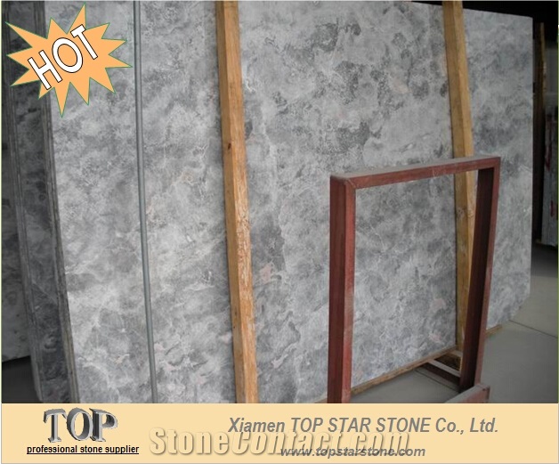 Sivas Silver Gray Marble Slabs & Tiles,Turkey Grey Marble