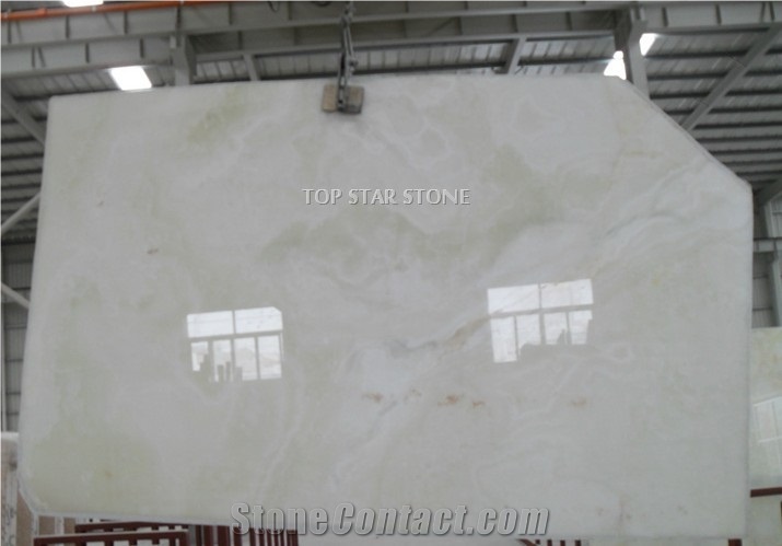 Snow White Onyx,Crystal White Onyx Slabs & Tiles, Baja White Onyx Slabs & Tiles