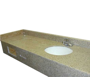 Beige Granite Kitchen Countertops