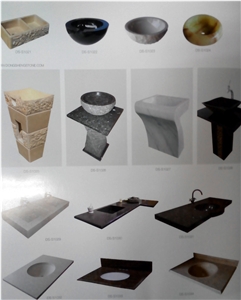 Granite Kitchen Sink,Oval Stone Basin