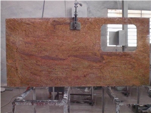 Granite Vanity Countertop, Brown Granite Bath Tops