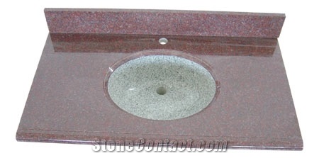 Red Granite Vanity Tops
