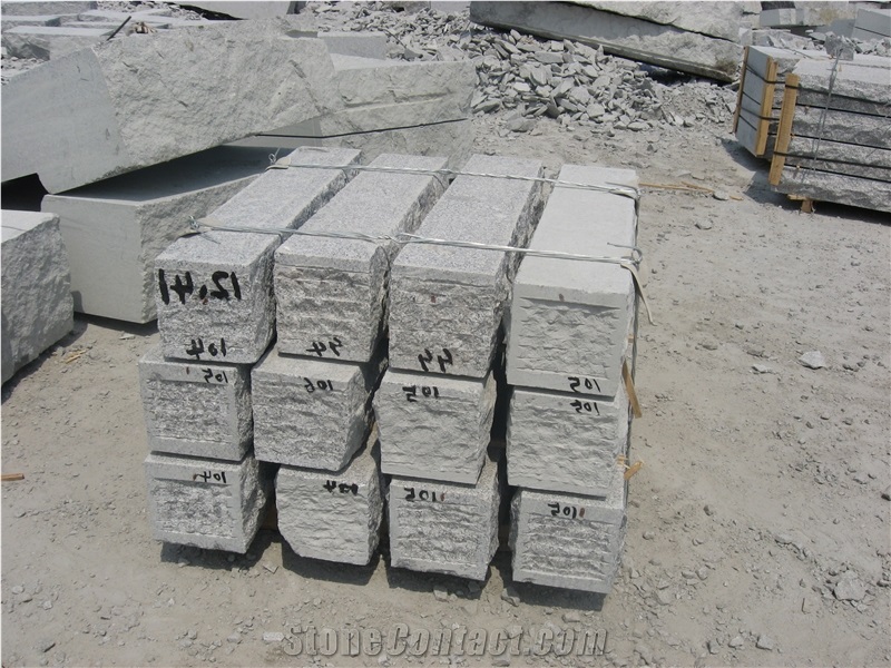 Split Face Mushroom Wall Cladding Block,Granite Mushroomed Stone