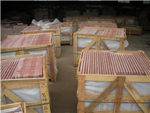 China Red Granite Tiles, Sichuan Red Granite Tiles, Red Color Granite Tile