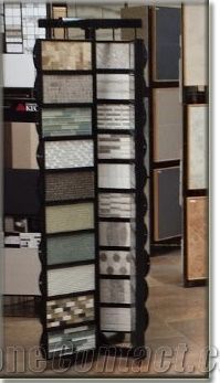 Mm016 Rotating Metal Mosaic Tiles Rack