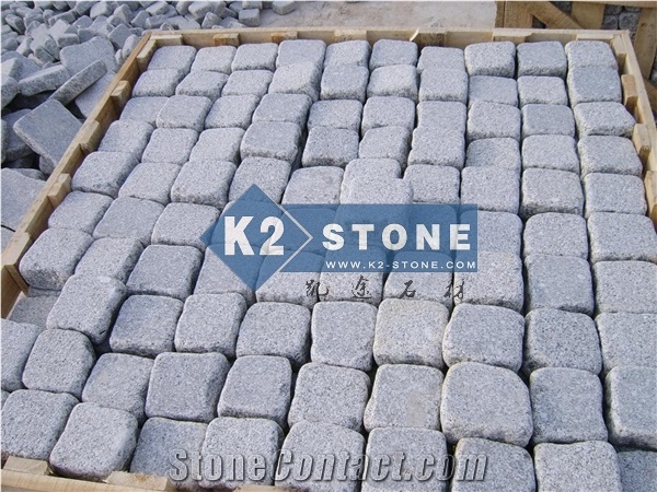 G341 Grey Granite Cubes Setts Pavers