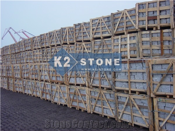 G341 Grey Granite Pavers Setts Cubes