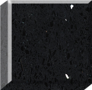 Black Santo Quartz Stone Bathroom Top