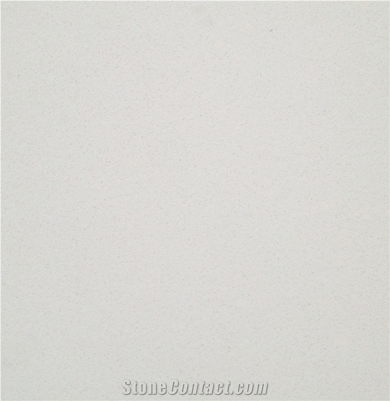 Pure White Quartz Stone Kitchen Design