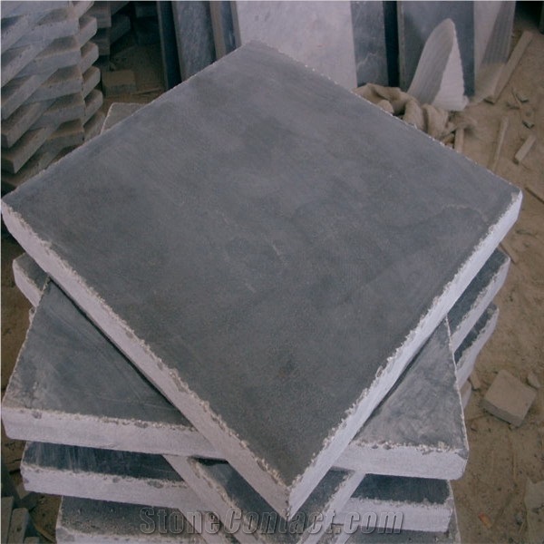 China Blue Limestone Slabs & Tiles