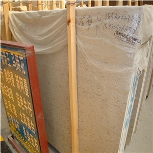 Grey Moca Limestone Slabs & Tiles, China Beige Limestone