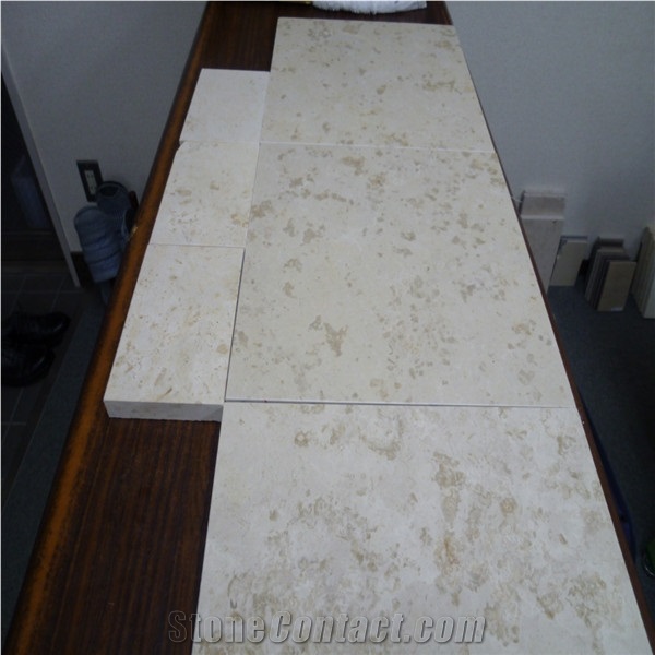 Jura Beige Limestone Honed Surface Slabs & Tiles, Germany Beige Limestone