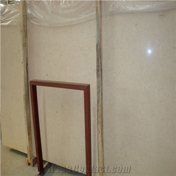 Moca Cream Cut to Size Limestone Slabs & Tiles, Portugal Beige Limestone