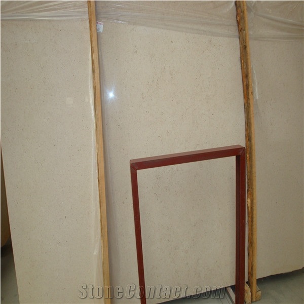 Moca Cream Cut to Size Limestone Slabs & Tiles, Portugal Beige Limestone