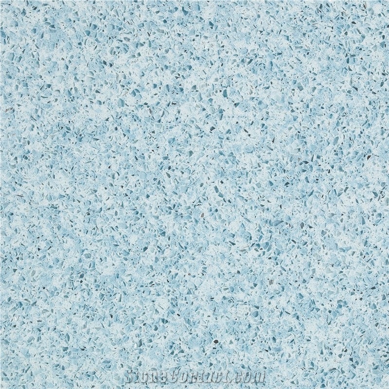 High Quality Sky Blue Quartz Tiles