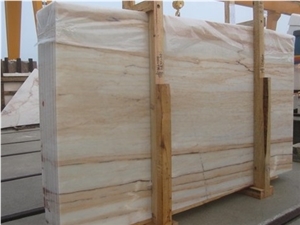 Rosa Aurora Wooden, White Wooden Marble Slabs