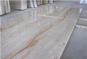 Rosa Aurora Wooden, White Wooden Marble Slabs