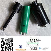 Diamond Core Drill Bit Drilling Granite Drill Bit Diamond Drill Tube for Drilling Granite Core Drill Bits M14 Thread Connector for Granite Cutting