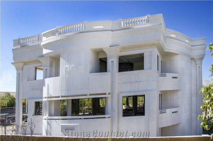 Sam White Limestone Block, Iran White Limestone
