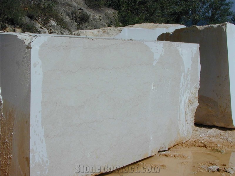 Botticino Classico Marble Block, Beige Marble Italy Blocks