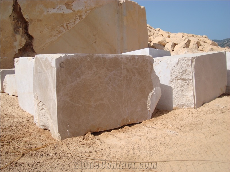 Light Emperador Marble Blocks, Beige Marble Turkey Blocks