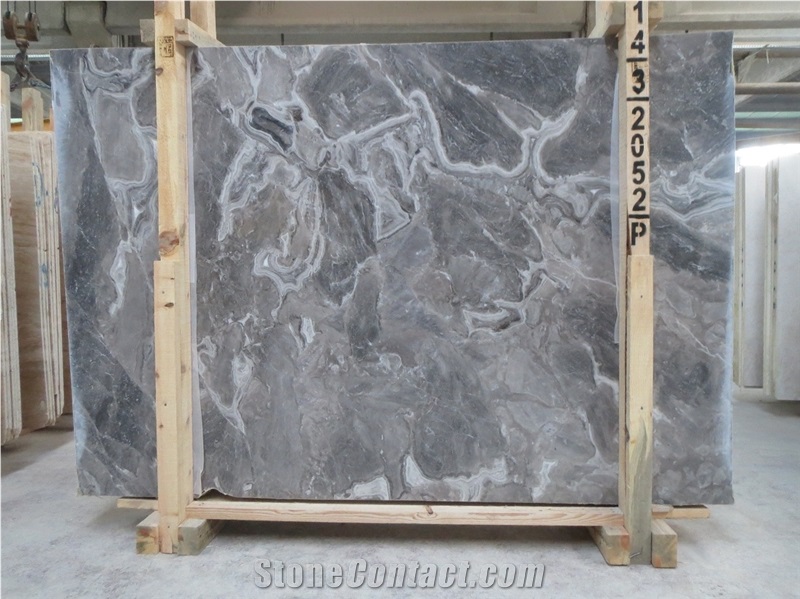 Silver Fantasy Marble Blocks, Grey Marble Turkey Blocks