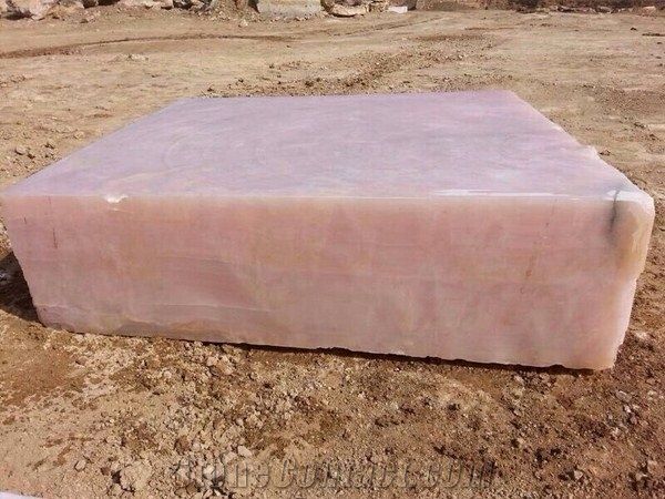 Pink Onyx Block, Iran Pink Onyx