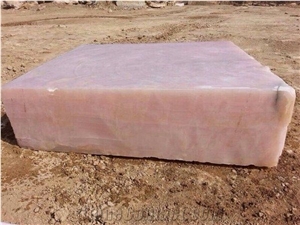 Pink Onyx Block, Iran Pink Onyx