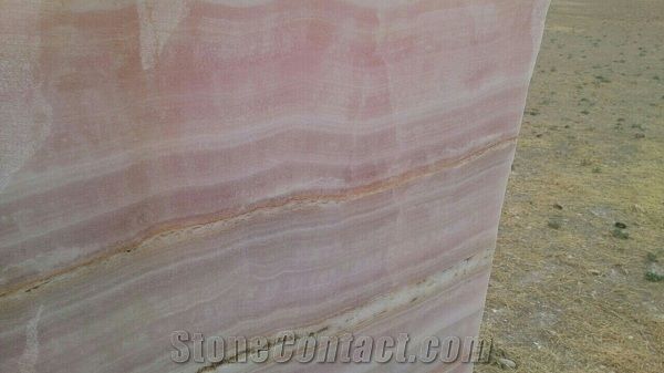 Pink Onyx Block, Iran Pink Onyx