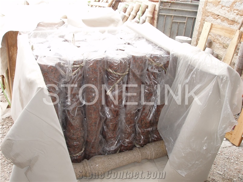 Chinese Red Granite G562 Granite Maple Red Baluster and Railing