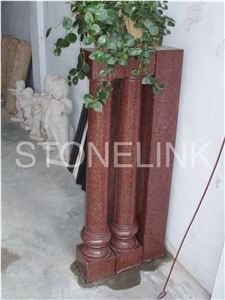 Slbt-003, Red Granite Balustrade, Balustrade & Railing