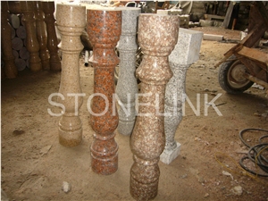 Slbt-011, G664 Granite Balustrade, Bainbrook Peach Granite Balustrade, Granite Balustrade & Railing