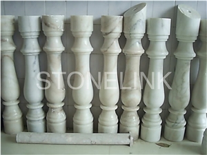 Slbt-017, White Marble Balustrade, Marble Balustrade, Balustrade & Railing
