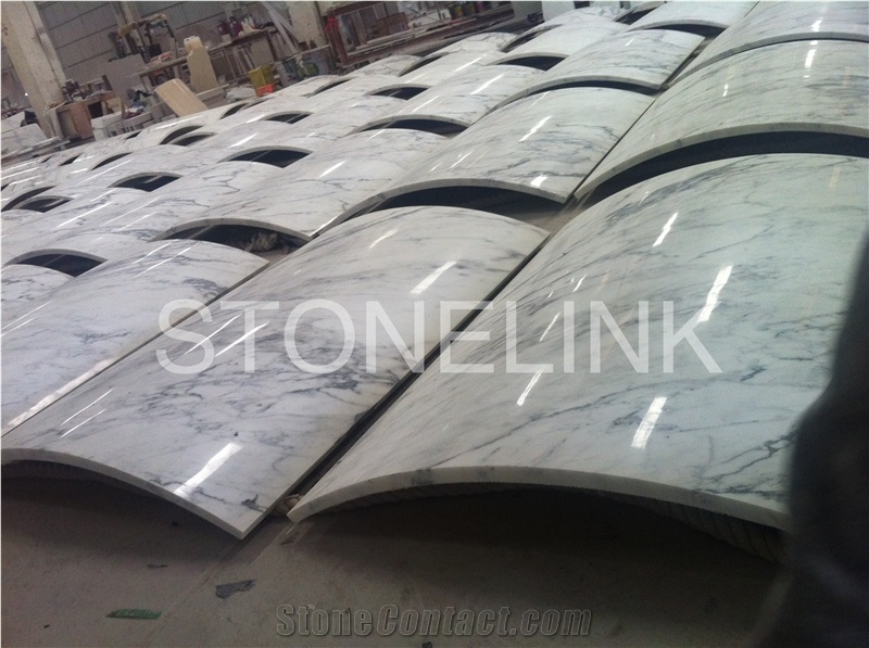 Slcl-006, Statuary White Marble Colume,White Marble Column Top, Marble Pillar Top