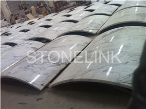 Slcl-006, Statuary White Marble Colume,White Marble Column Top, Marble Pillar Top