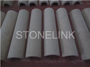 Slcl-007, Portoro Gold Marble Column, Black Marble Column