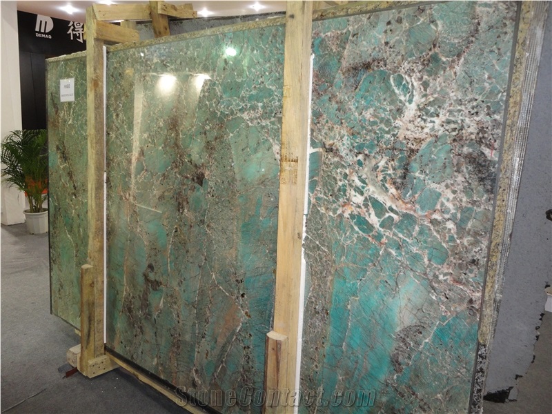 Slga-164,Amazonita Blue Granite,Slab,Tile,Flooring,Wall Cladding,Skirting